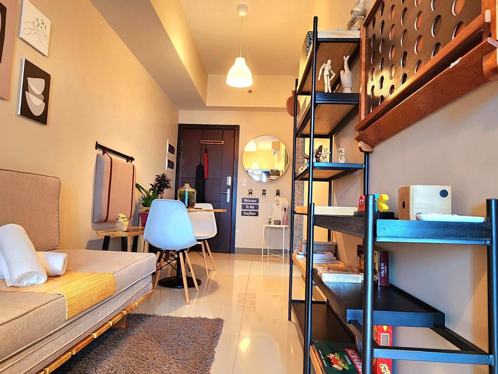 Spacious 7U Homey Unit Steps Away From Uptown Mall And Mitsukoshi Mall Free Parking With Washer Manila Kültér fotó